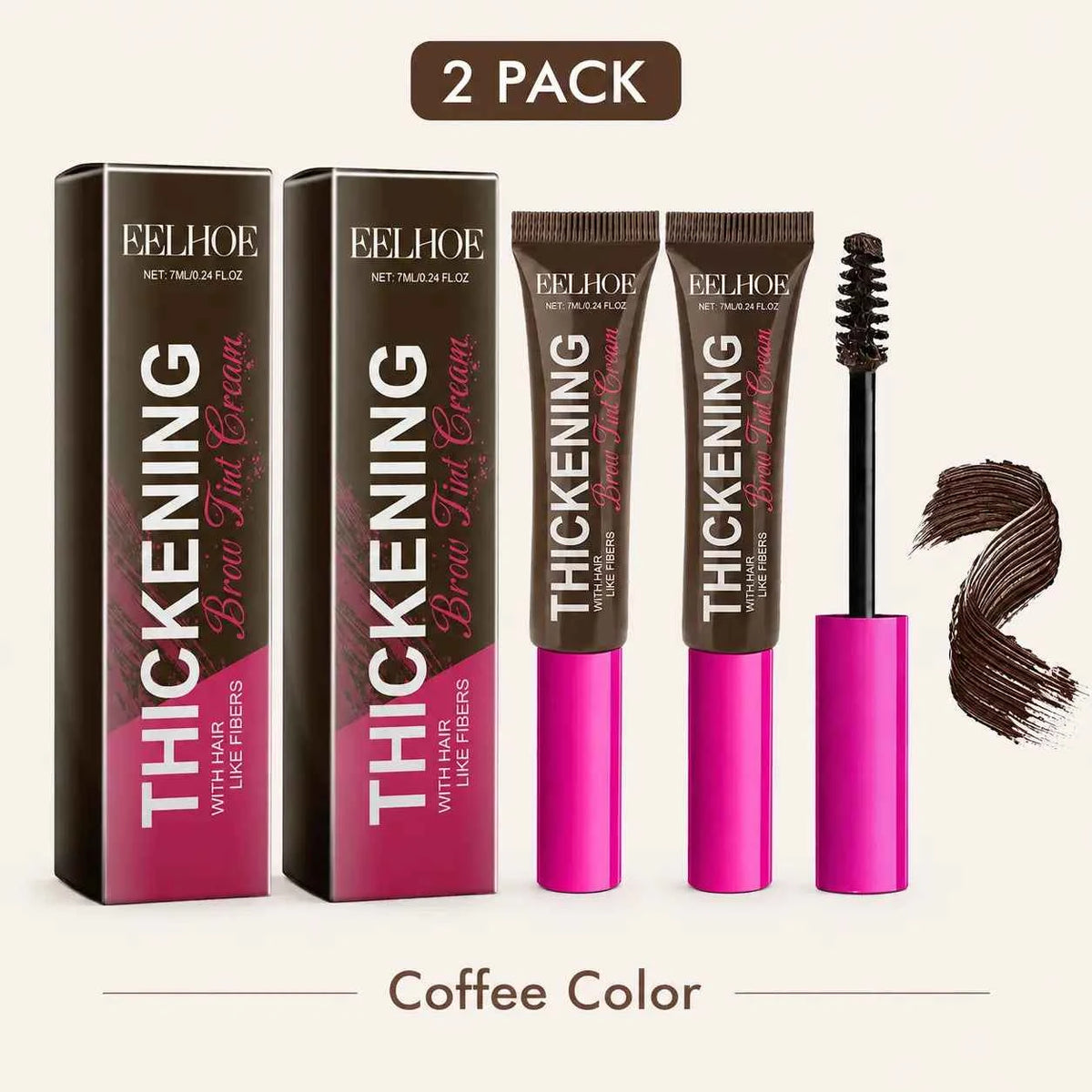 3D Fiber Brow Tint | Instant Fuller Natural-Looking Eyebrows