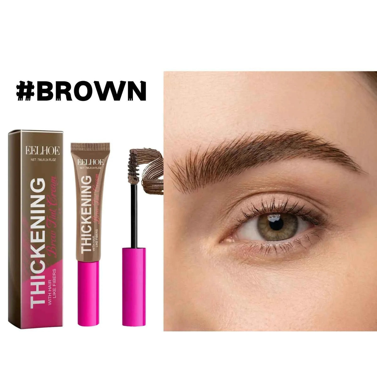 3D Fiber Brow Tint | Instant Fuller Natural-Looking Eyebrows