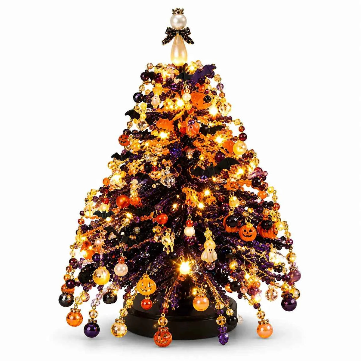 DIY Beaded Christmas Tree Kit | Handmade Crystal Holiday Craft Set