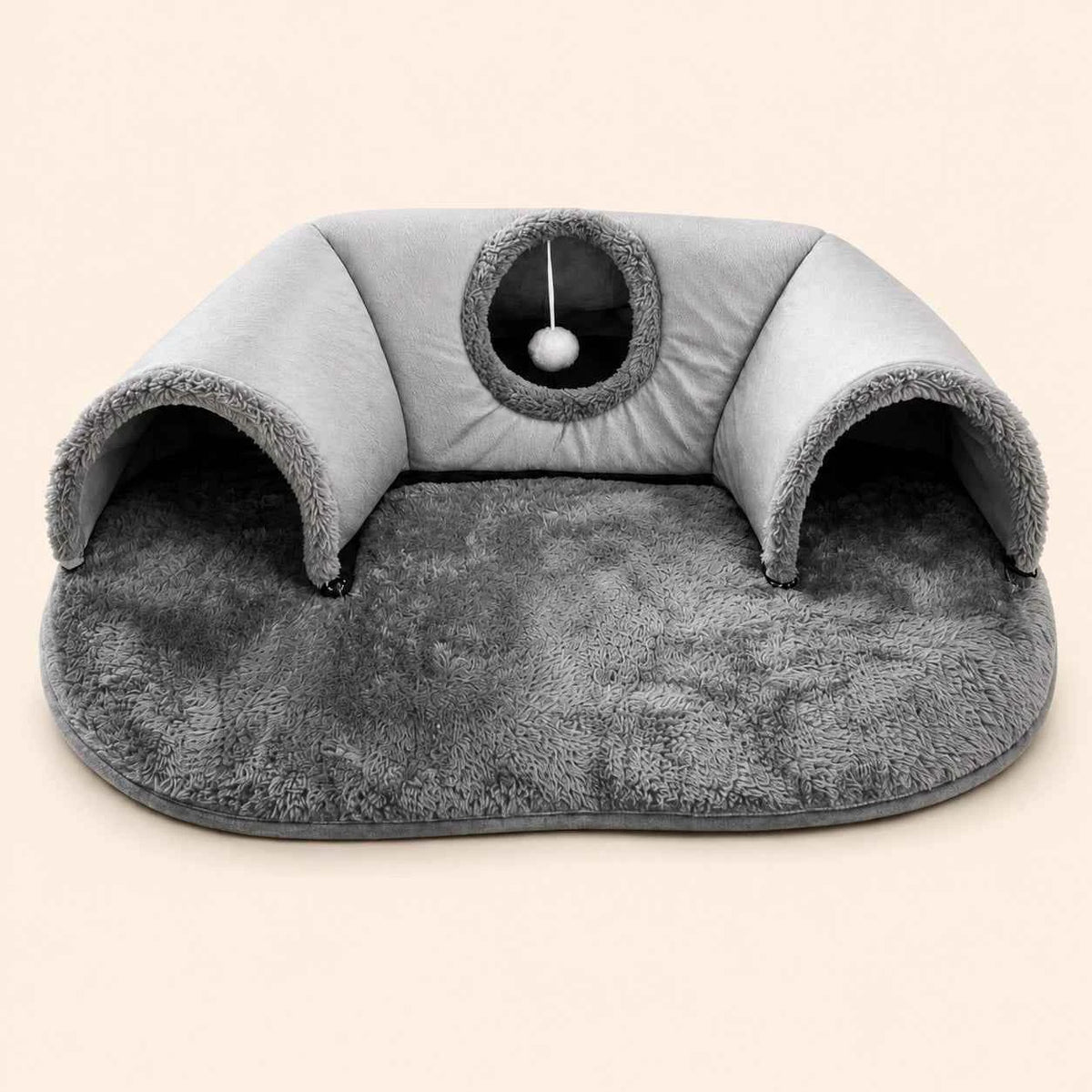 Cozy Cat Tunnel Bed | 4-in-1 Hideaway, Play Tunnel & Nap Nest