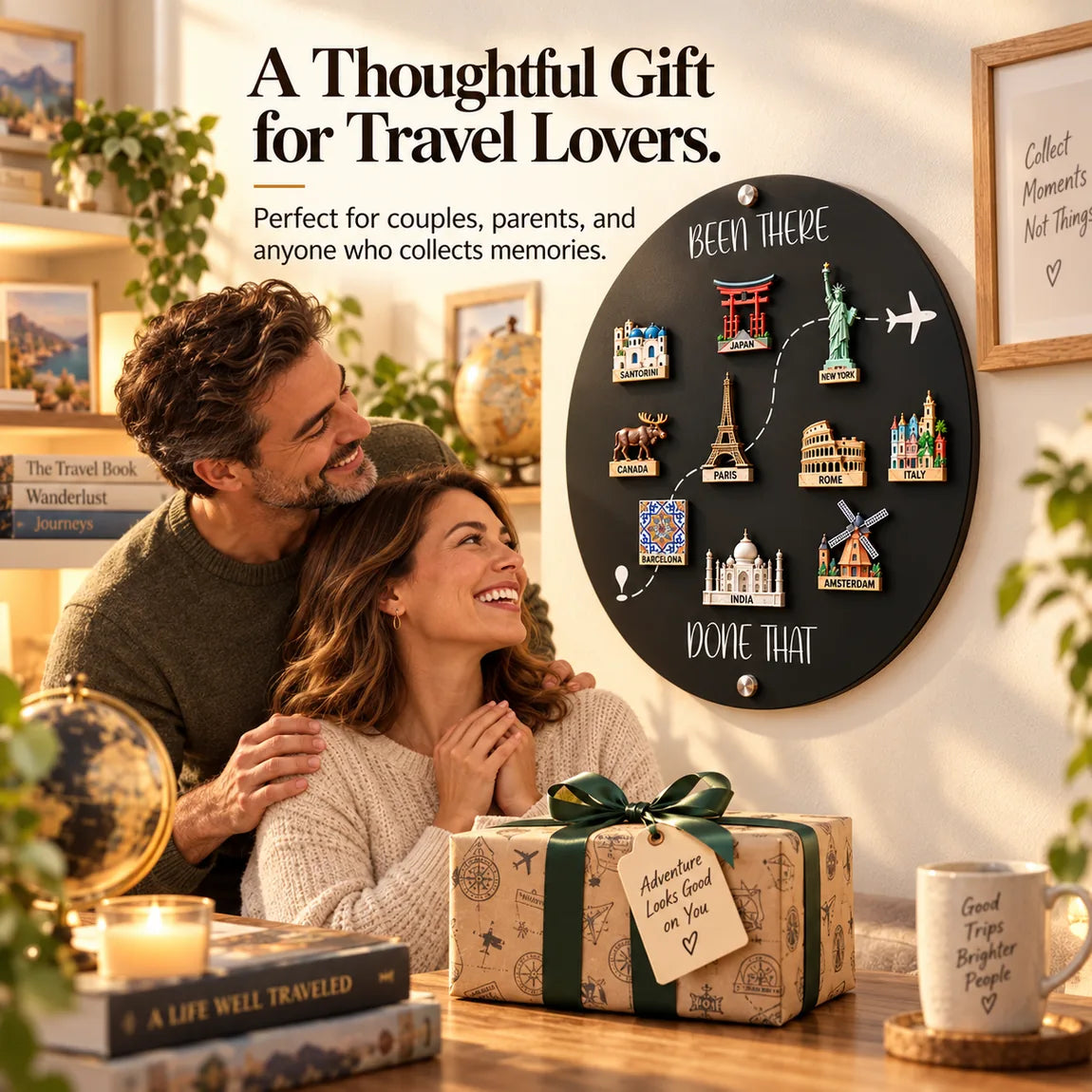 🌎✨Travel Magnet Board - 💕Every Magnet Has a Story. Every Journey Deserves a Place