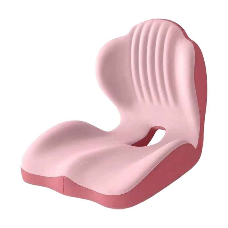 2-in-1 Memory Foam Seat & Lumbar Support Cushion | Ergonomic Office Chair Pillow
