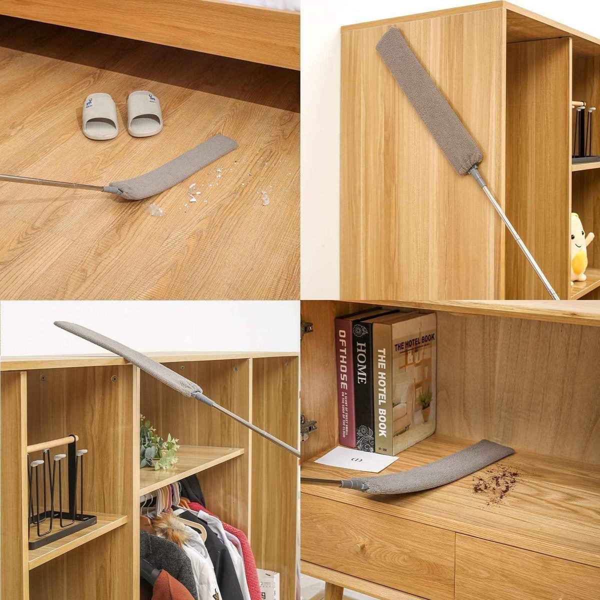 Retractable Gap Dust Cleaner | Extendable Microfiber Duster for Under Furniture, Sofa, Bed & Appliances