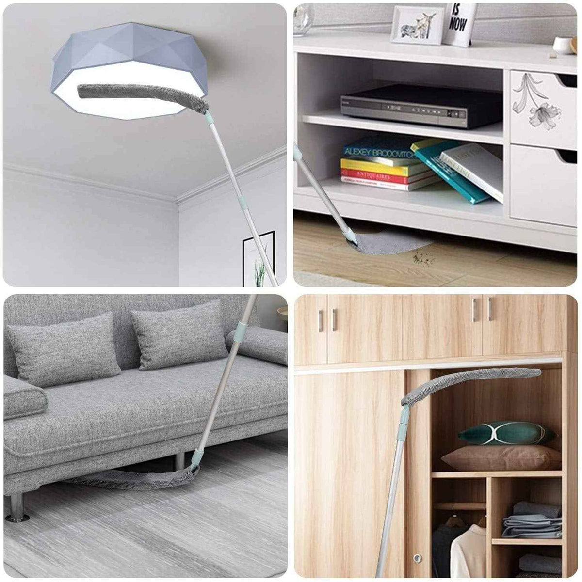 Retractable Gap Dust Cleaner | Extendable Microfiber Duster for Under Furniture, Sofa, Bed & Appliances