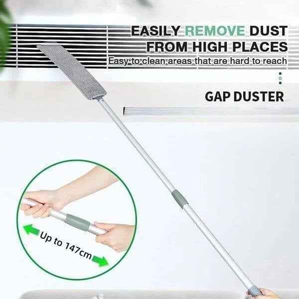 Retractable Gap Dust Cleaner | Extendable Microfiber Duster for Under Furniture, Sofa, Bed & Appliances