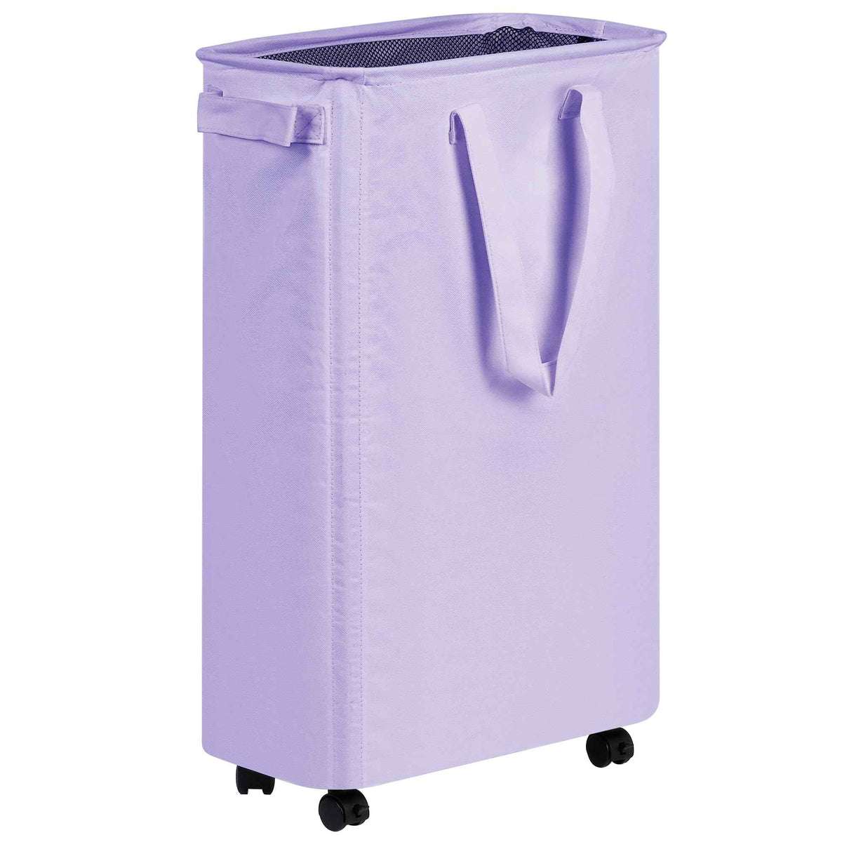 Slim Rolling Laundry Hamper for Dorm Rooms | Space-Saving Laundry Basket with Wheels