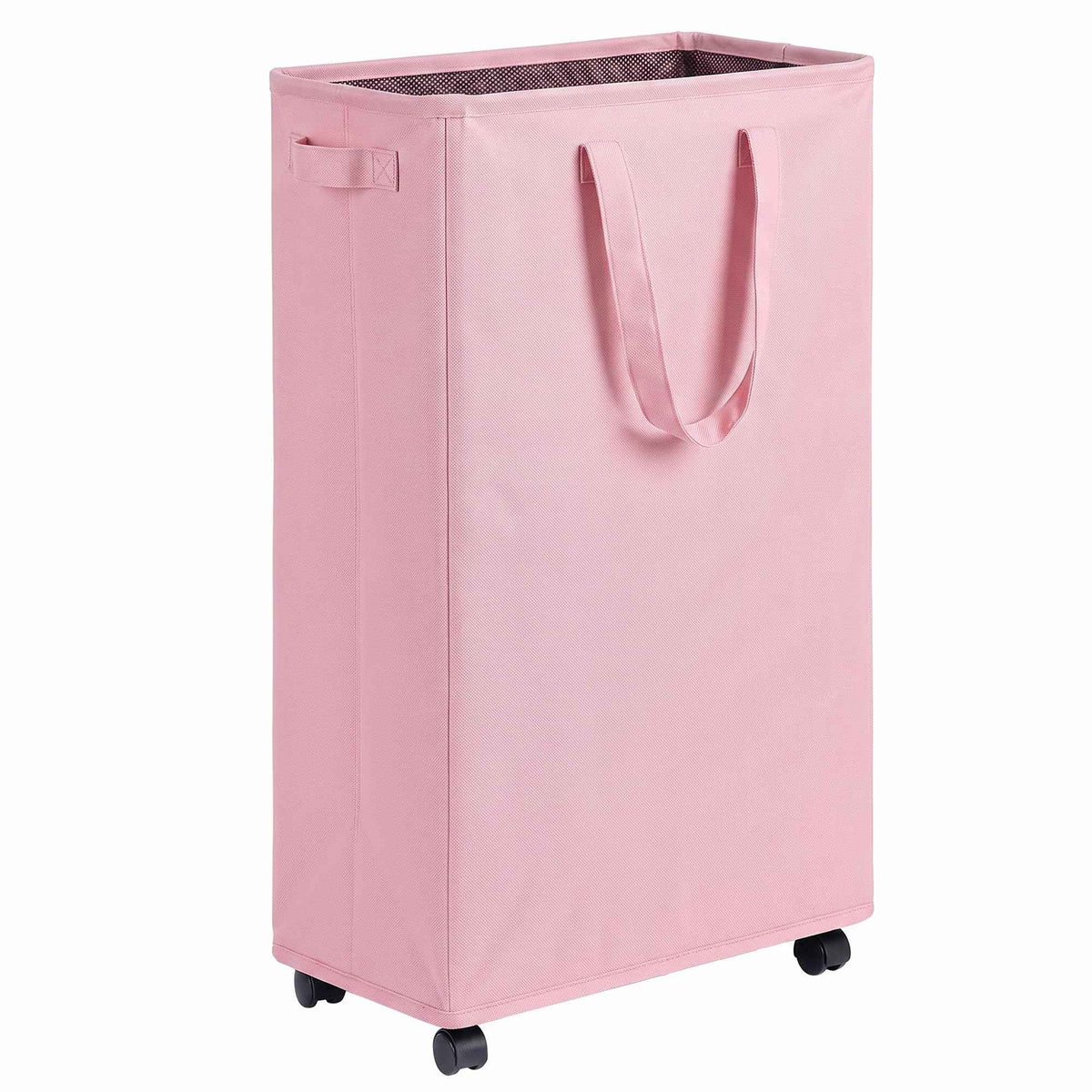 Slim Rolling Laundry Hamper for Dorm Rooms | Space-Saving Laundry Basket with Wheels