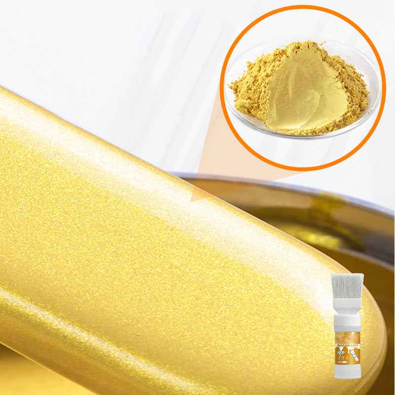 Water-Based Metallic Paint With Brush | DIY Furniture Makeover Paint For Home Decoration