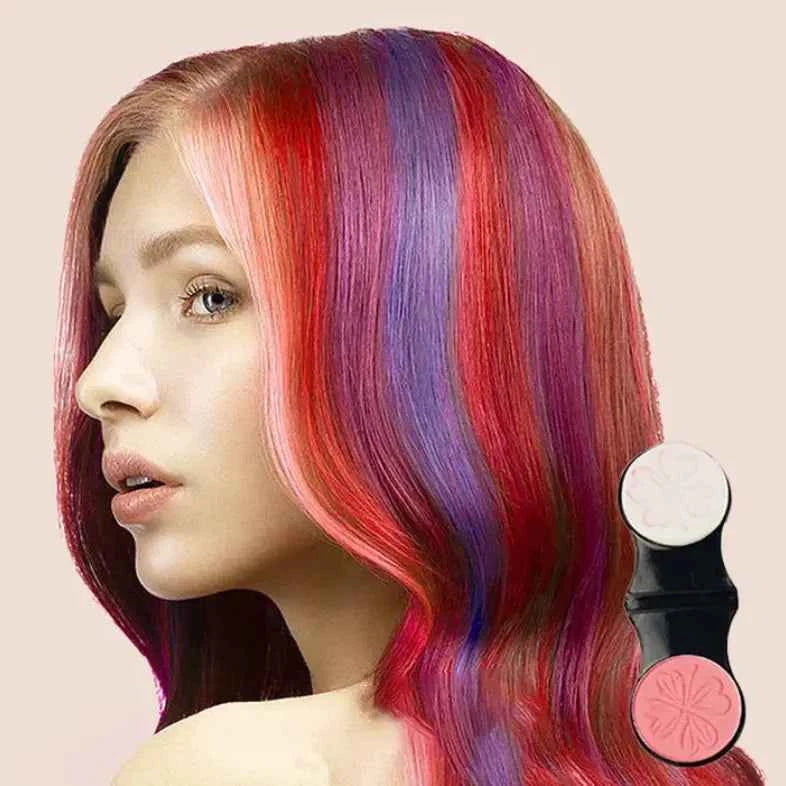 50% OFF -12-Color Temporary Hair Chalk Applicator Set