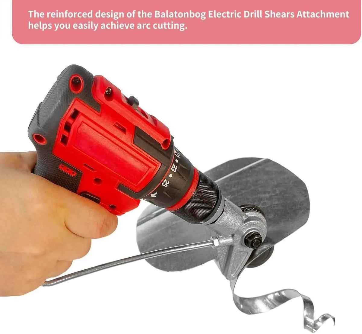 Electric Drill Metal Nibbler Attachment | Sheet Metal Cutter Tool For Steel, Aluminum & DIY Projects