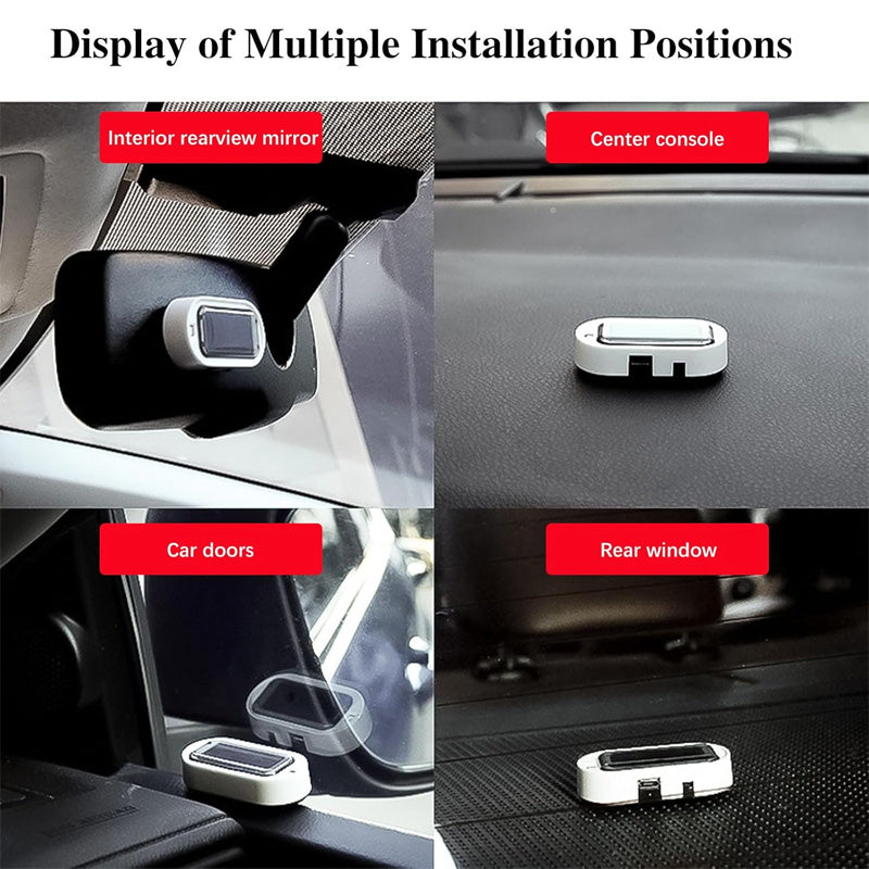 Last Day 60% OFF🔥-🔦 Solar Flashing Car Security Light – Visible Theft Deterrent For Vehicles & Property