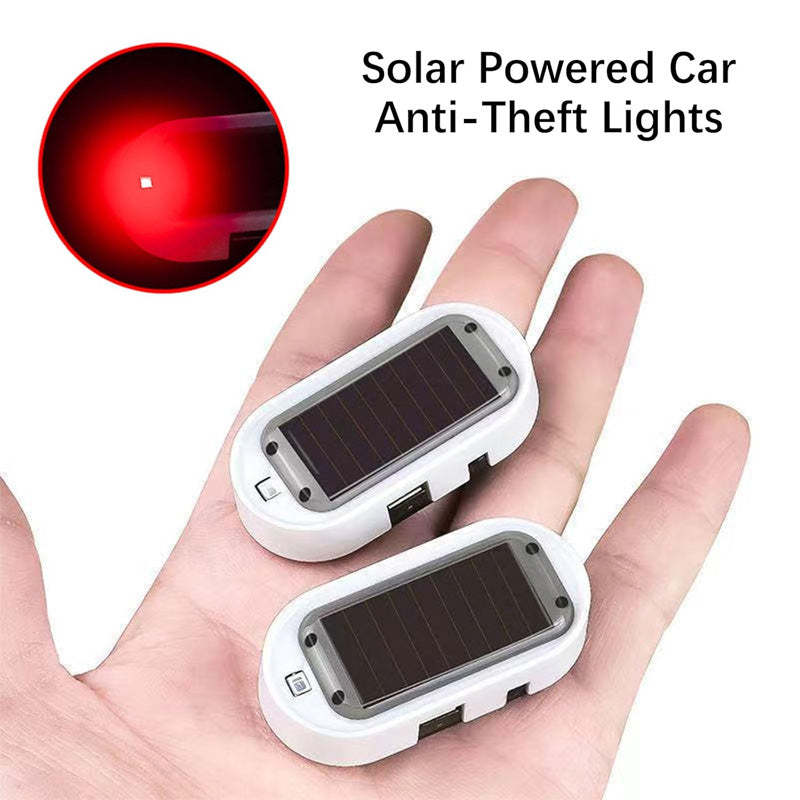 Last Day 60% OFF🔥-🔦 Solar Flashing Car Security Light – Visible Theft Deterrent For Vehicles & Property