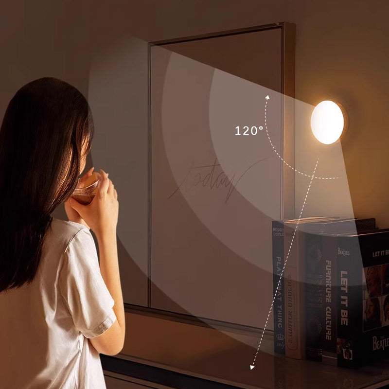 Compact Household Night Light with Motion Sensor