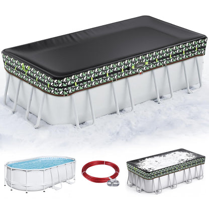 Heavy-Duty Winter Pool Cover | 200gsm Waterproof & Windproof Protection