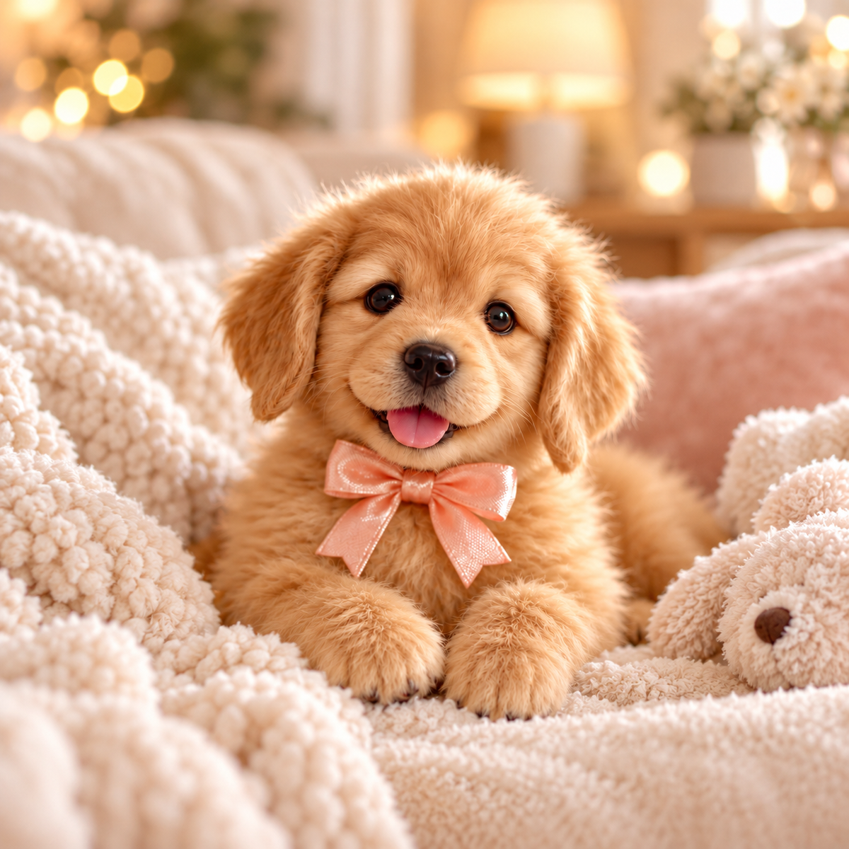 🎁Realistic Robotic Golden Retriever Puppy ✨ The Cutest Christmas Surprise