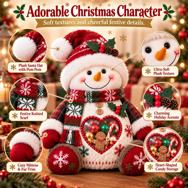 🎅 Meet Your New Christmas Favorite – Refillable Holiday Treat Holder