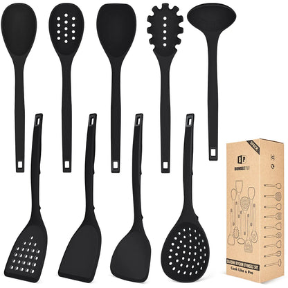 9-Piece Silicone Kitchen Utensil Set | Non-Stick Cooking Tools