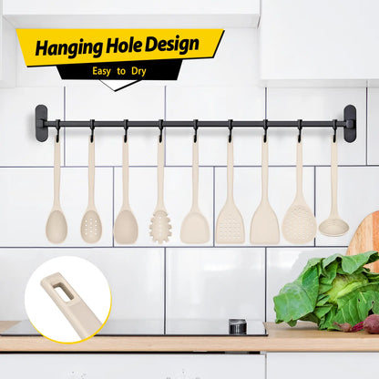 9-Piece Silicone Kitchen Utensil Set | Non-Stick Cooking Tools