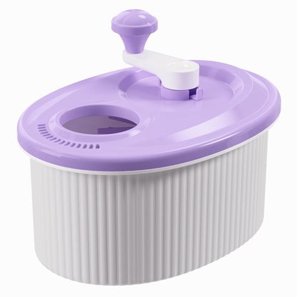 JOYMOOP Joyloop Fruit Washer, Fruit Cleaner Spinner, Oval, Pink