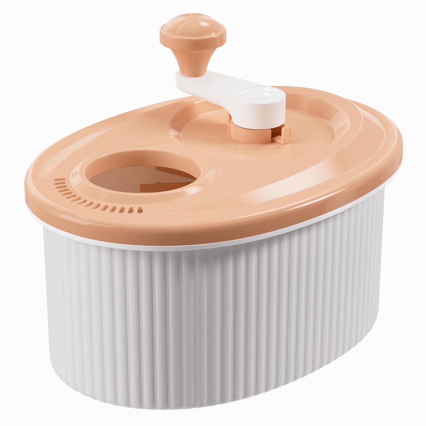 JOYMOOP Joyloop Fruit Washer, Fruit Cleaner Spinner, Oval, Pink