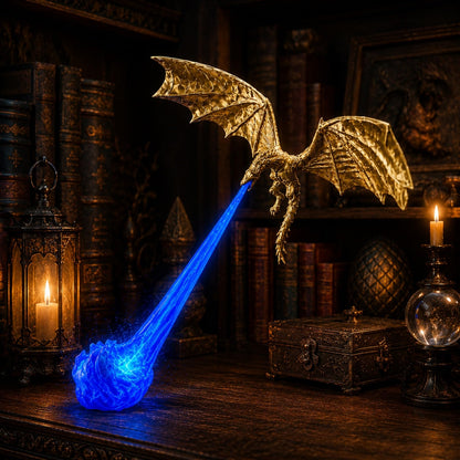 3D Dragon Bookshelf Light | Fantasy LED Night Light Decoration For Book Lovers, Gamers & Home Decor