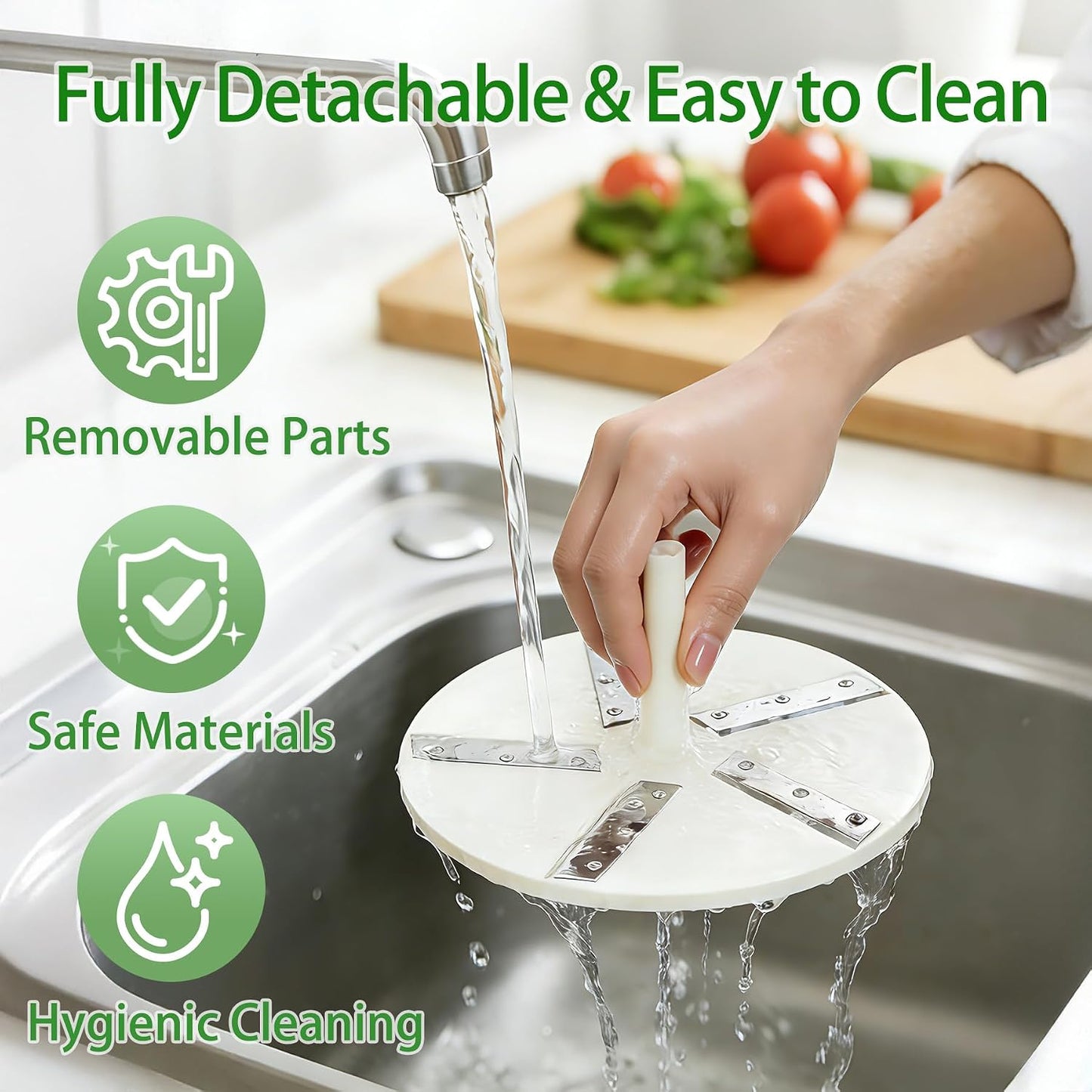 Automatic Grape Peeler Machine, Electric Garlic Peeler & Cherry Tomato,Cordless Electric Grape Peeling Machine for Fruit & Vegetable-Rechargeable Garlic Peeler Skin Remover for Home (Milky White)