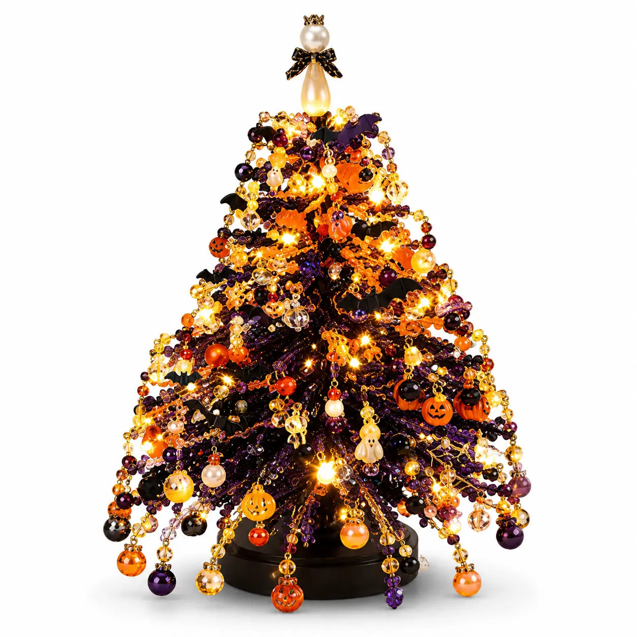 DIY Perlen-Weihnachtsbaum-Bastelset | Handgemachtes Kristall-Feiertags-Bastelset