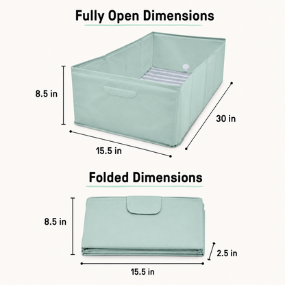 Portable Foldable Toddler Bathtub | Space-Saving Travel Bath Tub for Kids