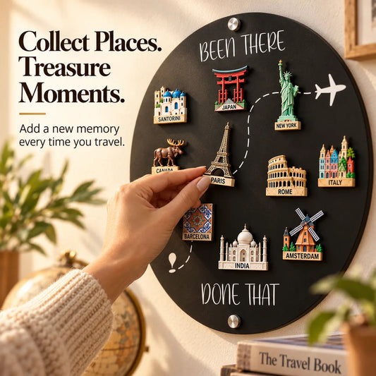 🌎✨Travel Magnet Board - 💕Every Magnet Has a Story. Every Journey Deserves a Place