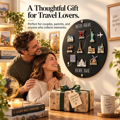🌎✨Travel Magnet Board - 💕Every Magnet Has a Story. Every Journey Deserves a Place