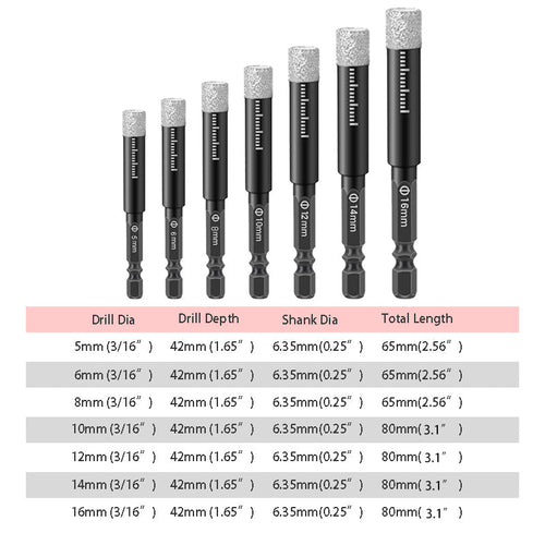 Professional Diamond Hole Drill Bits – Fast Clean Cutting for Tile & Stone