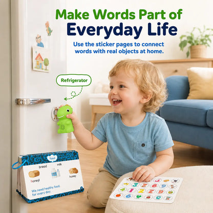 Dinosaur Talking Flash Cards | 148 Cards & 592 Learning Words