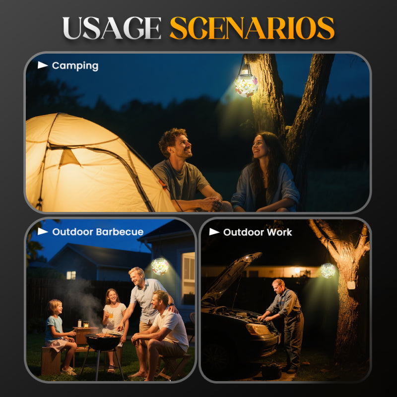 Solar Hanging Garden Light | Iron Art Outdoor Lantern with Warm LED Glow for Patio, Porch & Yard Decor