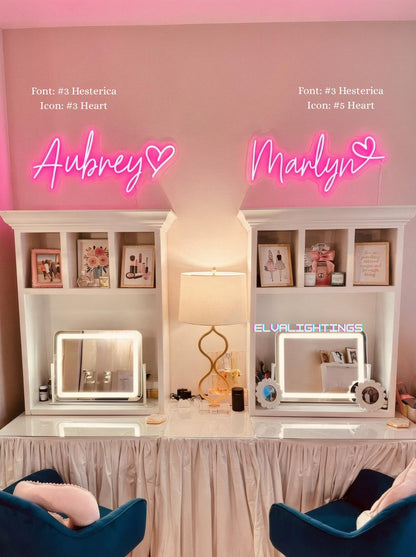 Individuelles Neon-Schild mit Namen | Personalisierte LED-Wandleuchte für Schlafzimmer & Geschenke