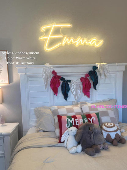 Individuelles Neon-Schild mit Namen | Personalisierte LED-Wandleuchte für Schlafzimmer & Geschenke