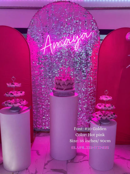 Individuelles Neon-Schild mit Namen | Personalisierte LED-Wandleuchte für Schlafzimmer & Geschenke