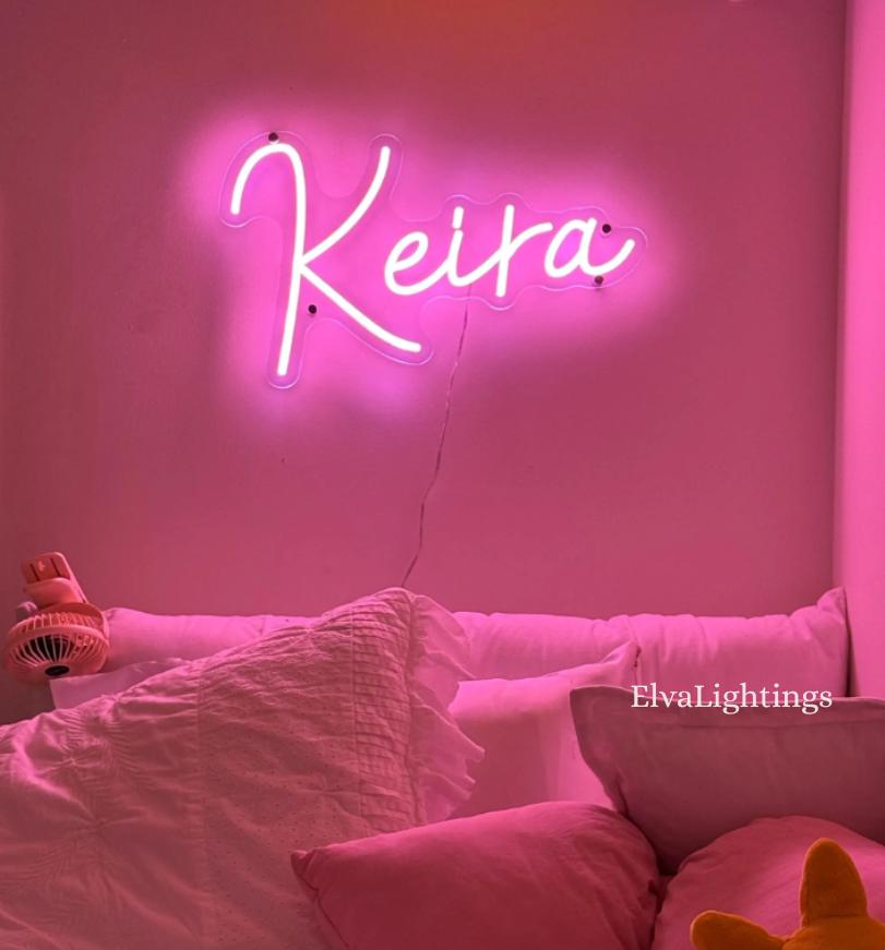 Individuelles Neon-Schild mit Namen | Personalisierte LED-Wandleuchte für Schlafzimmer & Geschenke