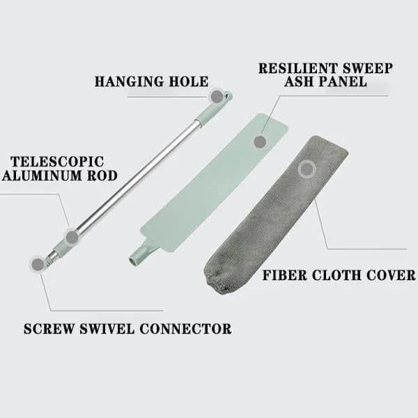 Retractable Gap Dust Cleaner | Extendable Microfiber Duster for Under Furniture, Sofa, Bed & Appliances