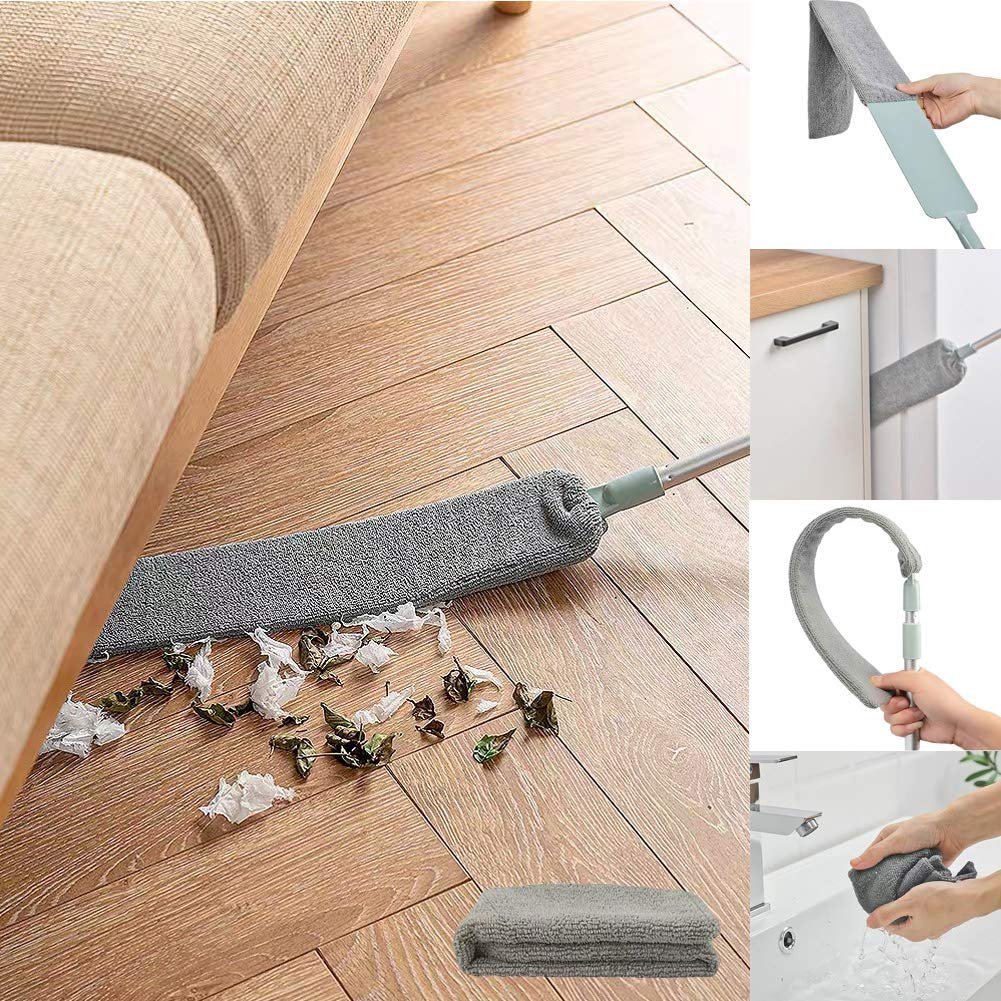 Retractable Gap Dust Cleaner | Extendable Microfiber Duster for Under Furniture, Sofa, Bed & Appliances