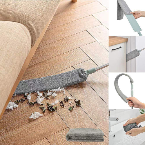 Retractable Gap Dust Cleaner | Extendable Microfiber Duster for Under Furniture, Sofa, Bed & Appliances