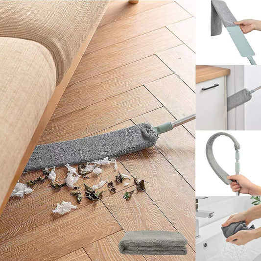 Retractable Gap Dust Cleaner | Extendable Microfiber Duster for Under Furniture, Sofa, Bed & Appliances