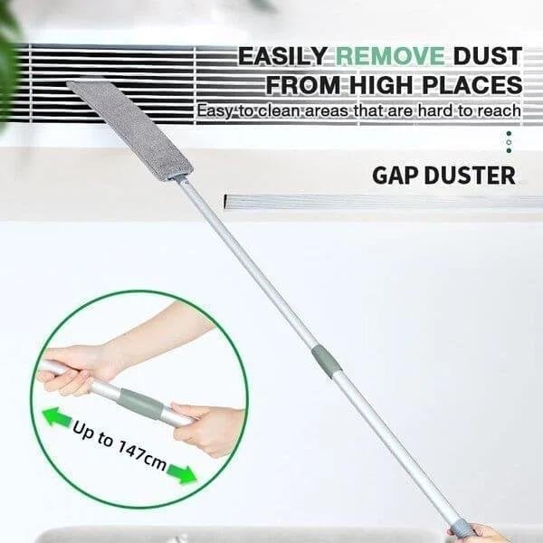 Retractable Gap Dust Cleaner | Extendable Microfiber Duster for Under Furniture, Sofa, Bed & Appliances