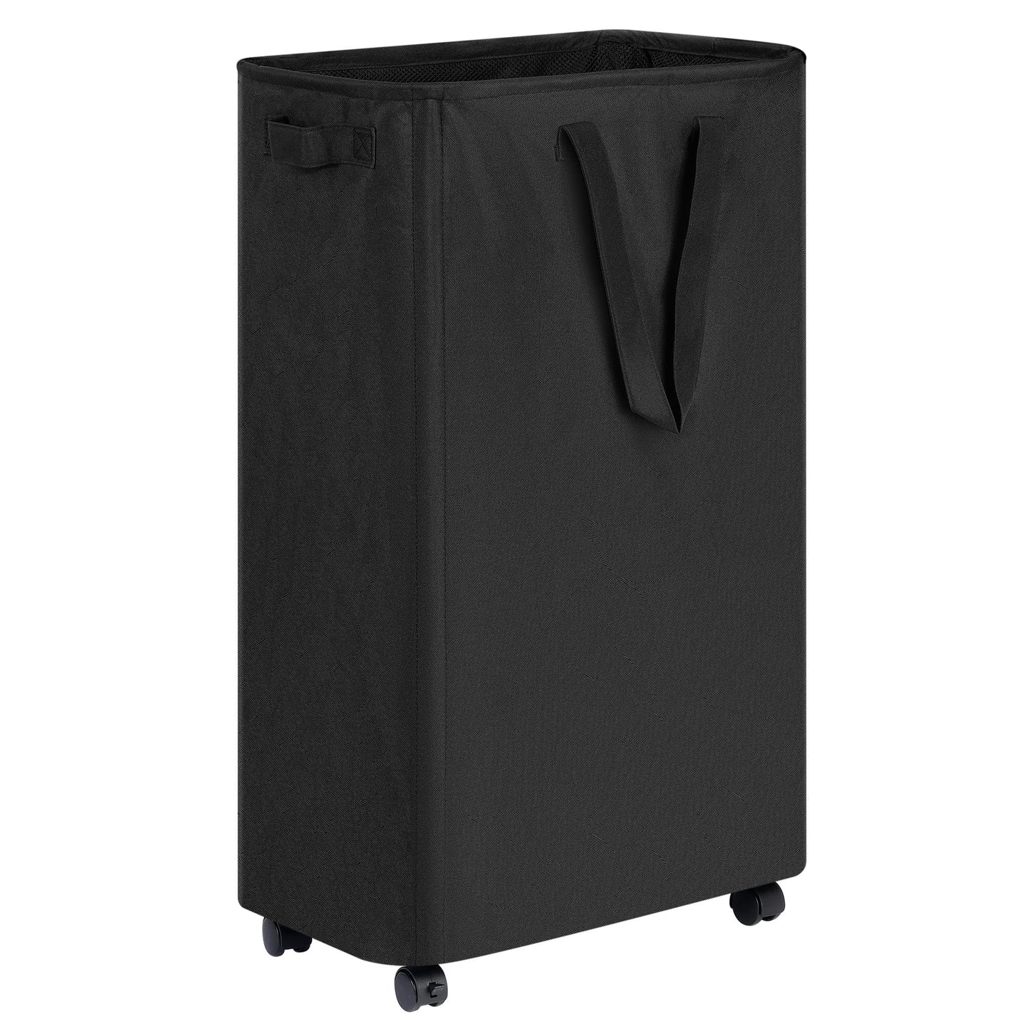 Slim Rolling Laundry Hamper with Wheels – 75L Space-Saving Laundry Basket