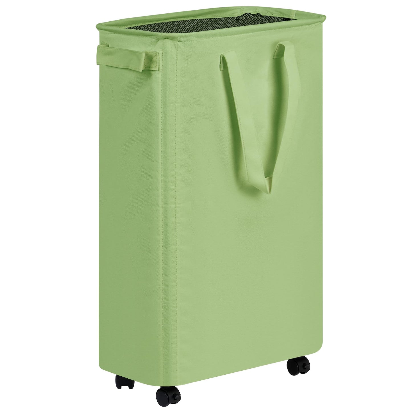 Slim Rolling Laundry Hamper with Wheels – 75L Space-Saving Laundry Basket