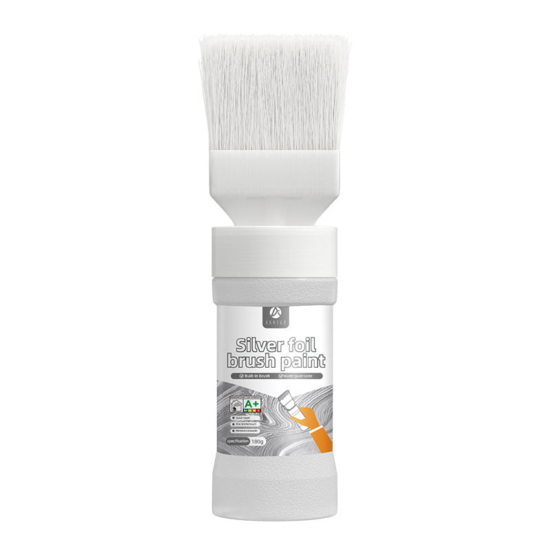 Water-Based Metallic Paint With Brush | DIY Furniture Makeover Paint For Home Decoration