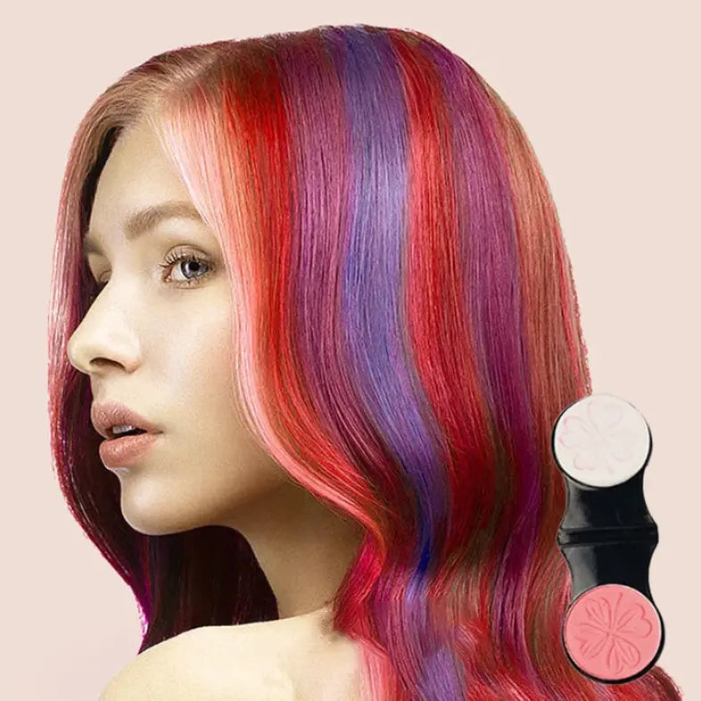 50% OFF -12-Color Temporary Hair Chalk Applicator Set