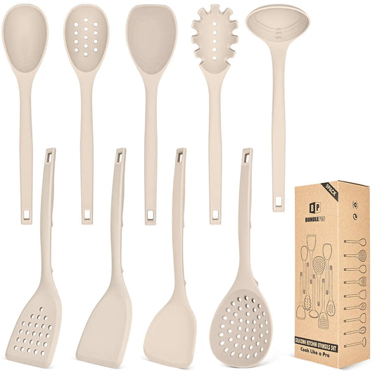9-Piece Silicone Kitchen Utensil Set | Non-Stick Cooking Tools