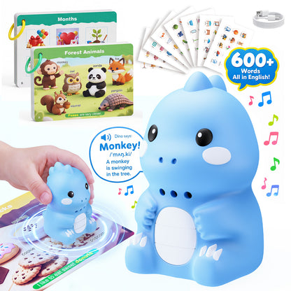 Dinosaur Talking Flash Cards | 148 Cards & 592 Learning Words