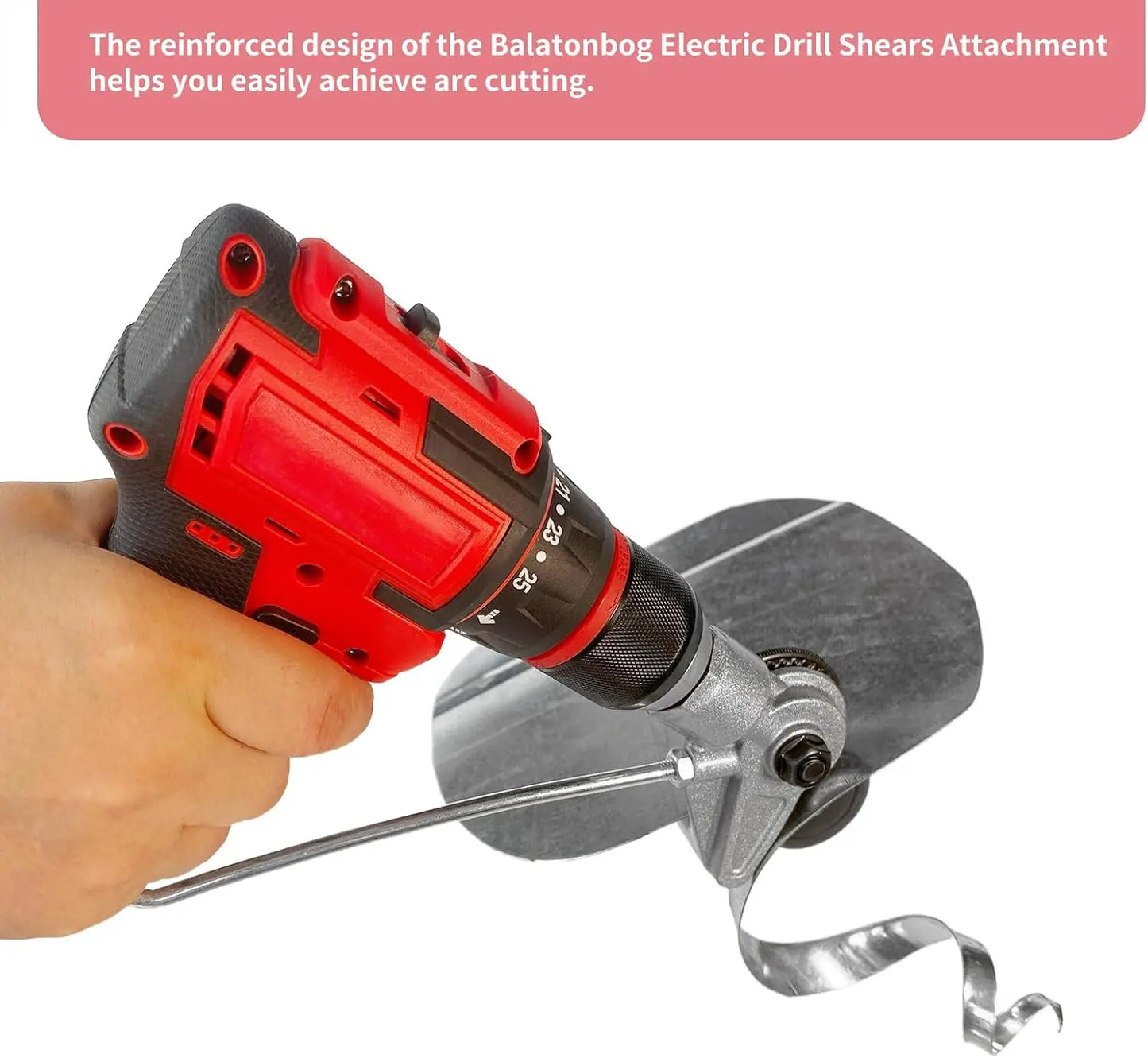 Electric Drill Metal Nibbler Attachment | Sheet Metal Cutter Tool For Steel, Aluminum & DIY Projects
