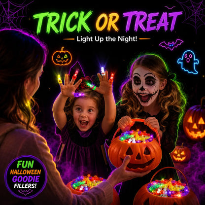 24-Pack Finger Projector Lights for Kids | Halloween & Animal Party Favors